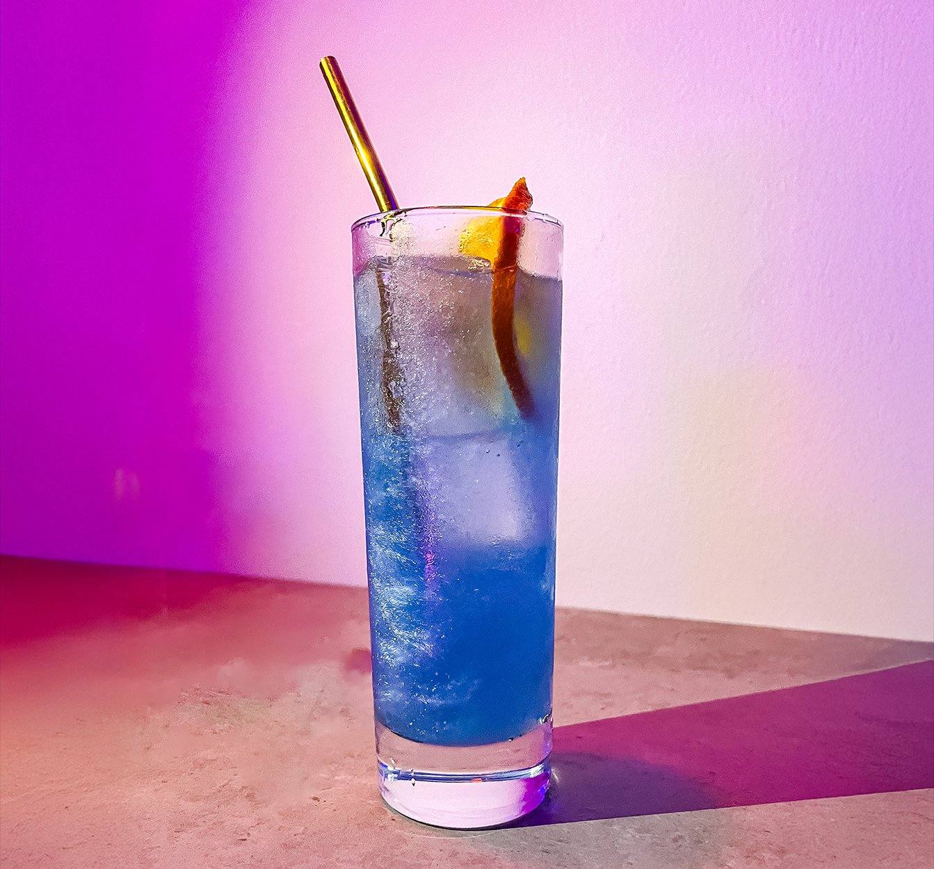 Blue Island cocktail recipe Electric Vodka butterfly pea flower colour-changing blue Vietnam craft spirits Southeast Asia